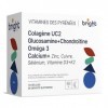 Collagène UC2 + Glucosamine + Chondroïtine + Calcium + Vitamine D3 + Oméga 3 + Vitamine C – Gestion Articulaire, 4 Complément