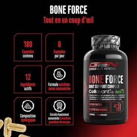 Bone Force - Complexe Articulaire Premium avec Collavant® N2 Collagène de Type II , AstraGin®, Glucosamine, MSM, Chondroïtin