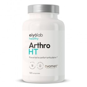 ARTHRO HT | Articulations Douloureuses - Soulagement Rapide et Durable | 3 Actifs Brevetés | Collagène Ovomet + Glucosamine +