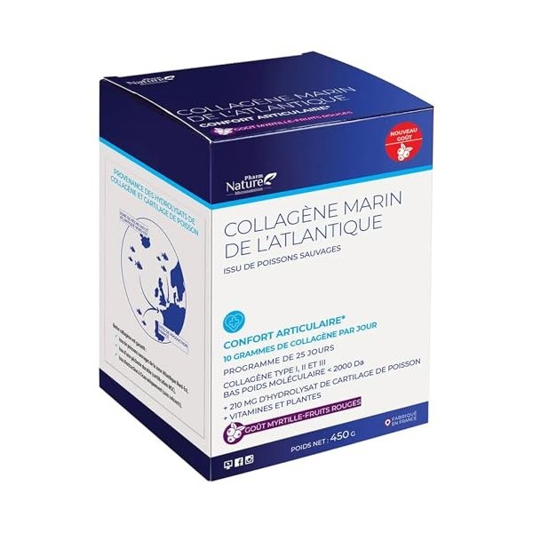 Pharm Nature Collagène Marin de LAtlantique Confort Articulaire 450 g