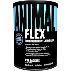 ANIMAL Flex Comprehensive Joint Care – 4 complexes uniques pour articulations, os et cartilage – avec vitamines A et E, gluco