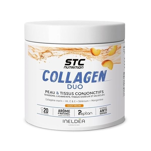 STC NUTRITION - Collagen Duo - Favorise la Santé de la Peau, des Os et des Articulations - Collagène Marin Type I + Vitamines...