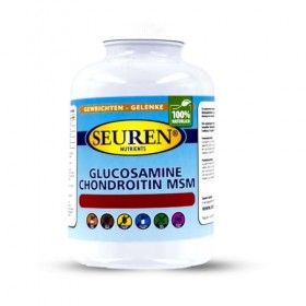Seuren Nutrients | Glucosamine et chondroïtine plus MSM 120 comprimés | Capsules à haute dose pour des articulations saines S