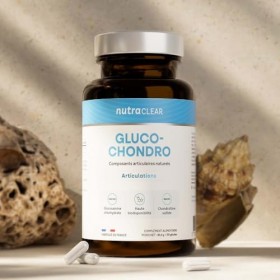 Nutraclear | Gluco-chondro 90 Gélules | Soin articulations | Duo Glucosamine & Chondroïtine pour les articulations Chondrotoï...