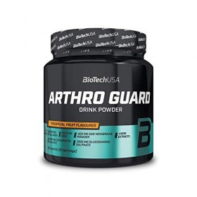 BioTechUSA Arthro Guard Boisson en poudre aromatisée avec du collagène, de la glucosamine, de la chondroïtine, de MSM, de la ...