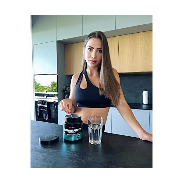 BioTechUSA Arthro Guard Boisson en poudre aromatisée avec du collagène, de la glucosamine, de la chondroïtine, de MSM, de la ...