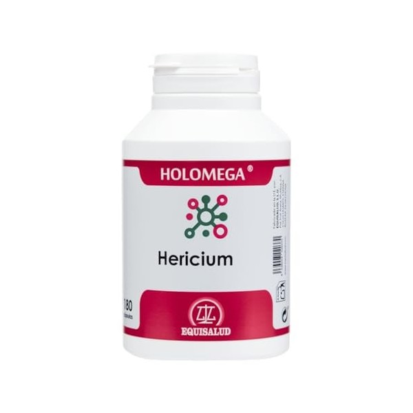 EQUISALUD HOLOMEGA HERICIUM 180cap. – contribue au fonctionnement normal de l’organisme au quotidien, gélules qui facilitent 
