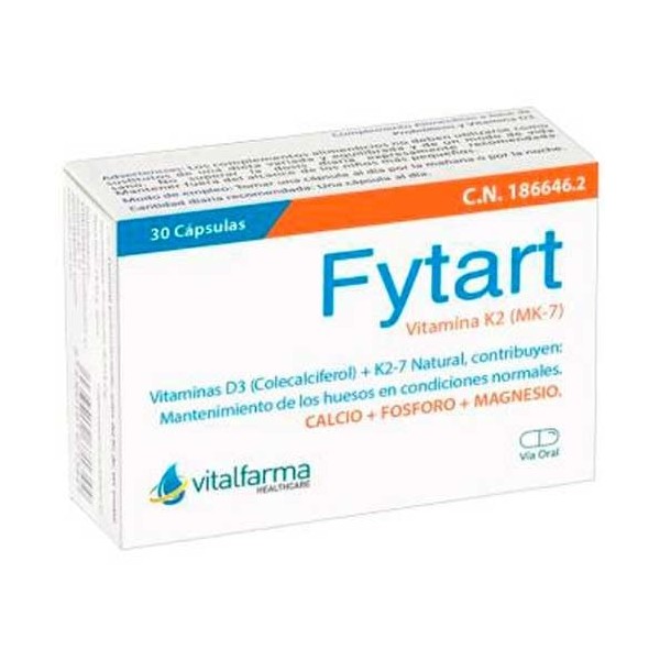VITALFARMA FYTART 30cap. – recommandé en complément d’une alimentation équilibrée, complément alimentaire sous forme de gélul