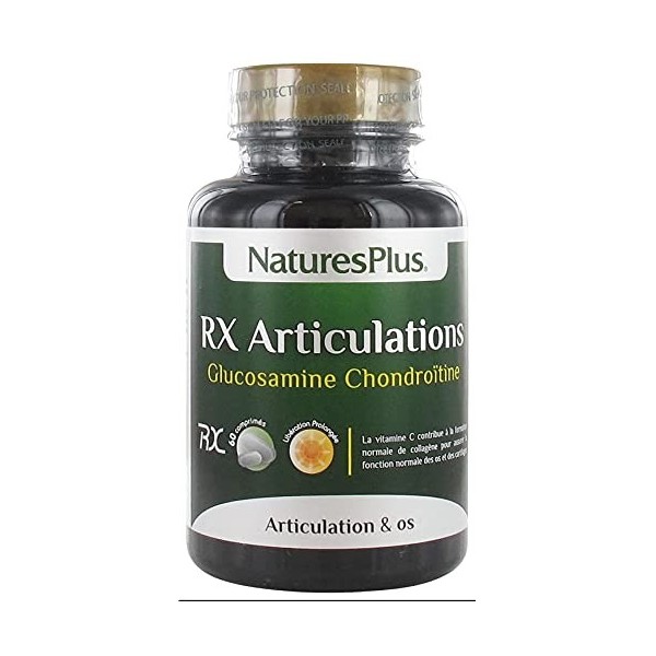 Nature s plus - Rx-articulations action prolongée - 60 comprimés - Soulage les articulations