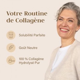 Collagène Poudre 1500g - 20g par Portion, 100% Hydrolysé, Goût Neutre - 75 Portions - Collagène Bovin, Peptides Type 1 & 3 - ...