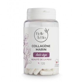 ANTI-ÂGE & TONICITÉ DE LA PEAU - Collagène Marin 90% protéines actives - Vitamines C et E et SELENIUM - 120 gélules - Cure 2 ...