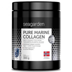 Seagarden Collagène marin en poudre pur Type I -Pour les articulations, les Os, les Muscles, la Peau - Pre Workout Booster Pu...