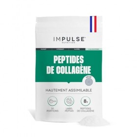 Impulse Nutrition - Peptides de Collagène Peptan 300g - Complément alimentaire sport avec Collagène Bovin - Articulations, Ré...