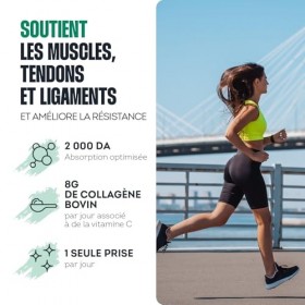 Impulse Nutrition - Peptides de Collagène Peptan 300g - Complément alimentaire sport avec Collagène Bovin - Articulations, Ré...