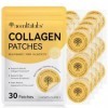 Acentialabs Lot de 30 patchs au collagène pour 1 mois dapprovisionnement avec peptides de collagène et vitamine C, rajeunit,