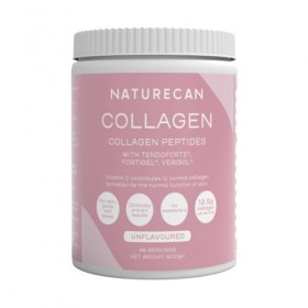 NATURECAN Peptides de collagène - Avec vitamine C, zinc et cuivre - 12,5 g de collagène par portion - Facilement soluble - Fa...