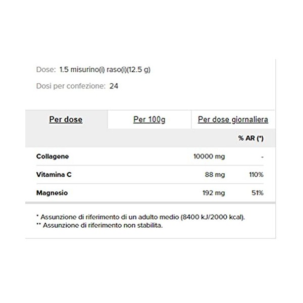 Prozis Collagen + magnésium 300 gr - collagène et magnésium, multi saveurs baies Collagène