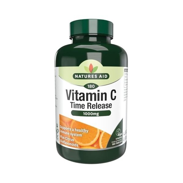 Vit aide Natures C Temps de sortie 1000mg 180 Comprimés Collagène