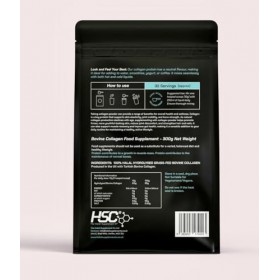 The Halal Supplement Co. - Poudre de peptides de collagène bovin halal 300g pour cheveux, peau, ongles, articulations et musc