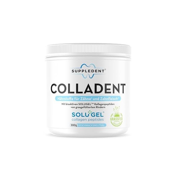 Colladent peptides de collagène hautement absorbables - Avec peptides de collagène bioactifs Solugel 300 g