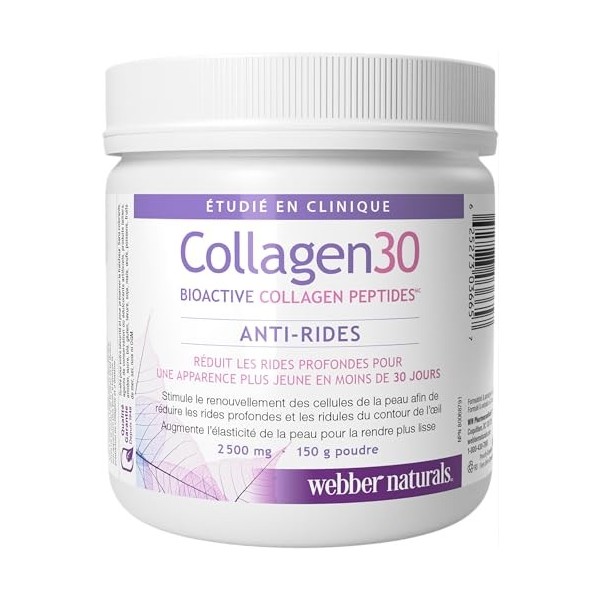 Webber Collagen30® Bioactive Collagen Peptides 2500 mg 150 g