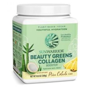 Sunwarrior Beauty Greens Collagène Booster Pina Colada 300 g 1 Unité