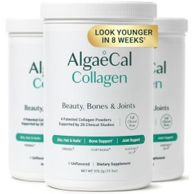 ALGAECAL Collagène – 4 peptides de collagène cliniquement pris en charge Verisol, Fortigel, UC-II, Fortibone, Poudre de colla