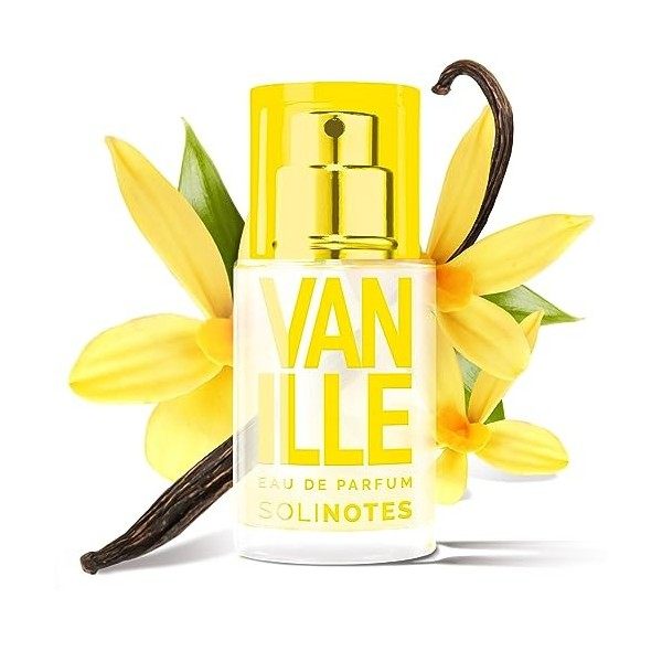 Parfum Femme SOLINOTES Vanille - Eau De Parfum | Fragrance Florale et Apaisante - Cadeau Parfait pour Elle - 15 ml