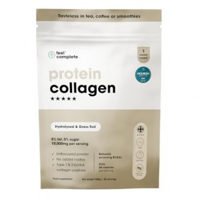 Feel Complete - Collagène protéiné - Collagène bovin hydrolysé de type 1 et 3 de qualité supérieure - Collagène riche en prot