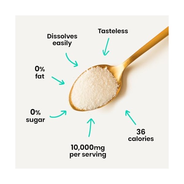 Feel Complete - Collagène protéiné - Collagène bovin hydrolysé de type 1 et 3 de qualité supérieure - Collagène riche en prot