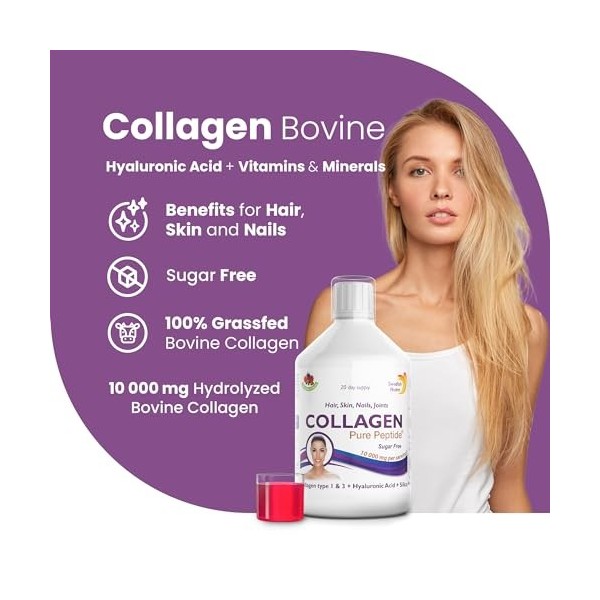 Swedish Nutra Collagène bovin liquide