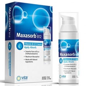 Vita Sciences Maxasorb B12 La vitamine B12 crème Methylcbalamin, 50ml, 1,7 Fluid Ounce