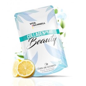 Vita Quick Collagène Plus Beauty 360 g – Poudre de collagène hautement dosée avec peptides de collagène Solugel® – Poudre da