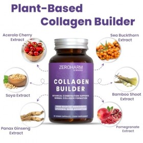 ZEROHARM Complément alimentaire à base de collagène – Soin de la peau, des cheveux et des articulations – Absorption liposoma