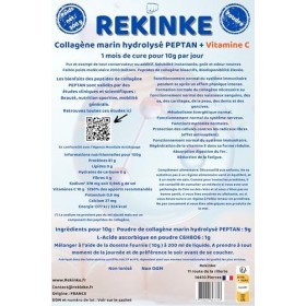 Collagène marin + Vitamine C poudre 300g REKINKE