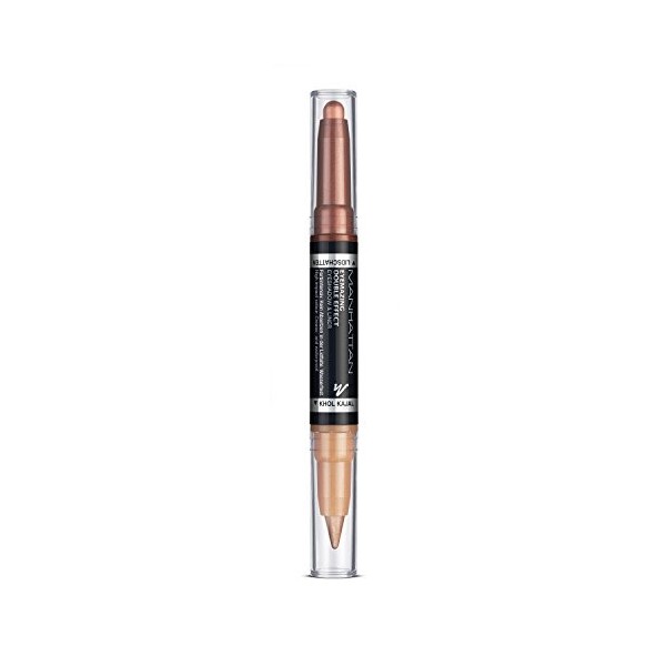 Manhattan Eyemazing Double Effect Crayon eye-liner et fard à paupières rotatif 2 en 1 – Couleur marron 003 Bohemian Bronze 