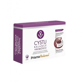 Prisma Natural - Gynactiv CYSTU-BALANCE + PROBIOTIQUES, complément pour la femme | à lairelle rouge et d-mannose | Formule a
