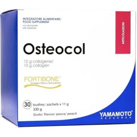 Yamamotò Osteocol 30 Sachets, Complément Alimentaire avec Collagène Hydrolisé, Stimule la Production de Collagène et Soutient