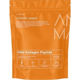 Halal Poudre de Collagène [200g] - Collagène hydrolysé Type 1 & 3 avec 2000 Daltons - Bovins nourris à lherbe de Turquie - C