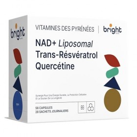 NAD + Liposomal, Trans-Resvératrol et Quercétine