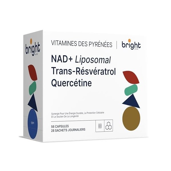 NAD + Liposomal, Trans-Resvératrol et Quercétine