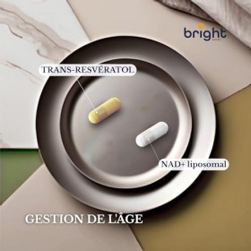 NAD + Liposomal, Trans-Resvératrol et Quercétine