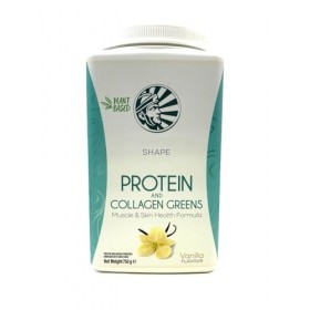 Sunwariior Shape Protéines de collagène, saveur vanille, sans gluten, végétalien sans OGM, 750 g