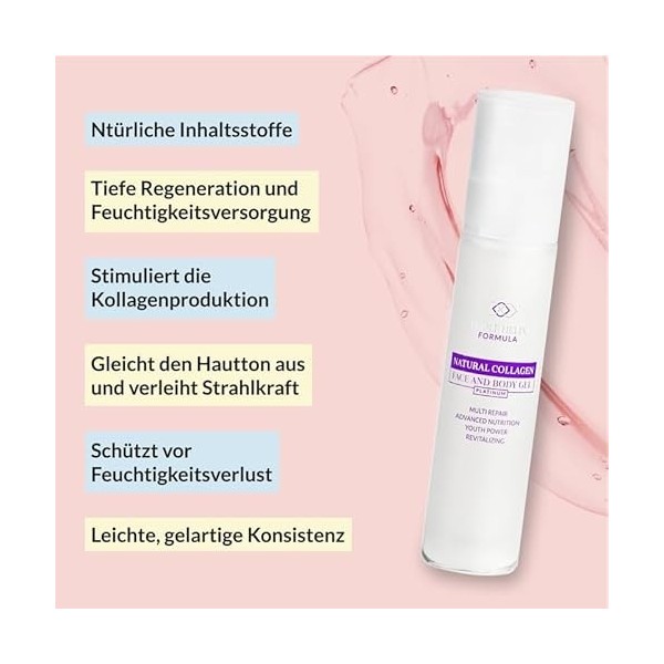 REVOUS - Collagène naturel bioactif platine pour le visage et le corps 100 % pur collagène – Anti-âge régénération de la peau