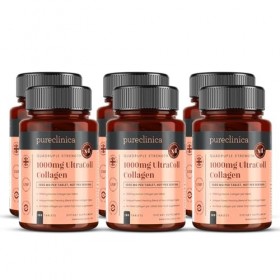 Collagène Marin UltraColl 1000 mg x 1080 comprimés 6 Bouteilles de 180 Comprimés - 36 Mois de Stock . Le seul collagène anti ...