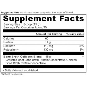 Ancient Nutrition - Pure de collagène osseux bouillon - 15.9 once.