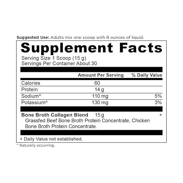 Ancient Nutrition - Pure de collagène osseux bouillon - 15.9 once.