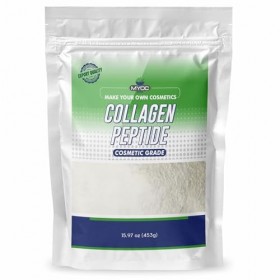 MYOC Peptides de collagène | Protéines de qualité cosmétique pour soins de la peau, lotions et gels – 453 g Collagène