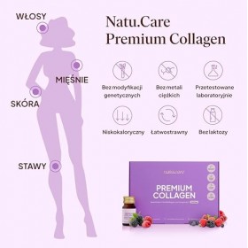 natu.care Kolagen Shot 10000 mg - Collagène à boire - le Meilleur Collagène marin hydrolysé - Biotine et Vitamine C - Boisson