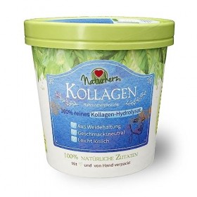 Naturherz Poudre de collagène – Beauté Kick | 250 g | 100 % de conservation du pâturage | Haute biodisponibilité | Complément